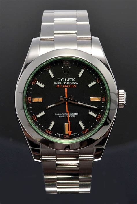 rolex oyster perpetual milgauss green price|pre owned Rolex Milgauss.